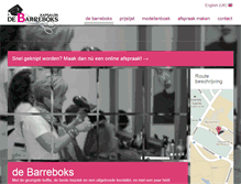 Tablet Screenshot of kapsalondebarreboks.nl